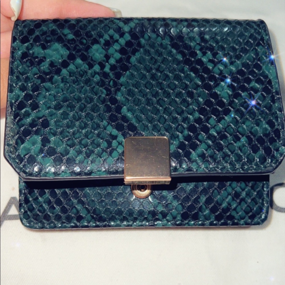 Small green on the go wallet